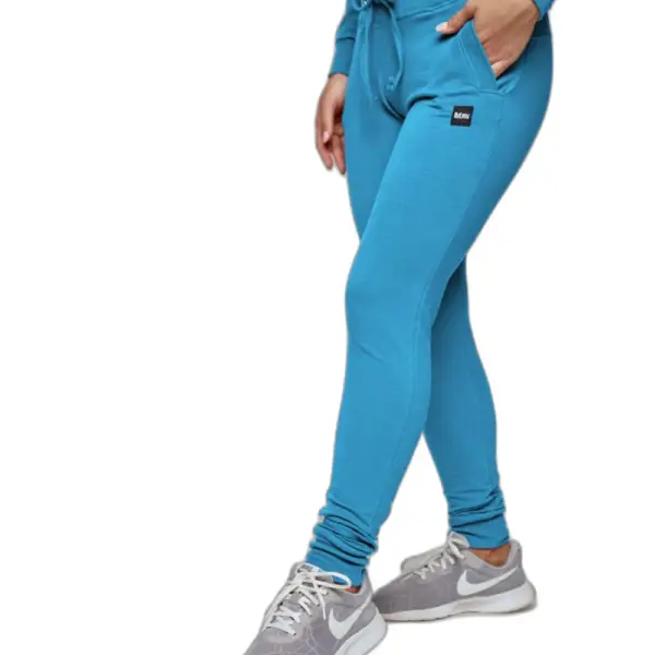 Body Move - Παντελόνι φούτερ με μανσέτα 1019 Σιέλ 1019#S