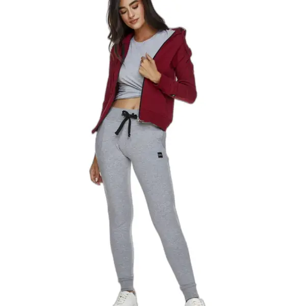 Body Move - Ζακέτα φούτερ με κουκούλα 1020 Μπορντό 1020#M