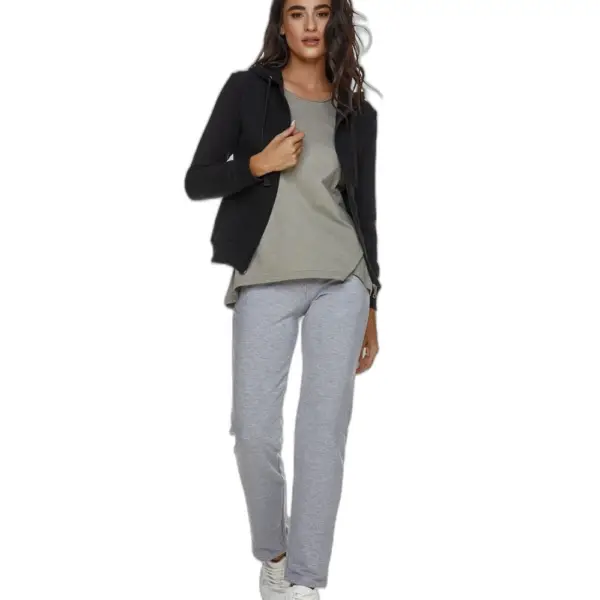 Body Move - Ζακέτα φούτερ με κουκούλα 1120 Μαύρο 1020#B