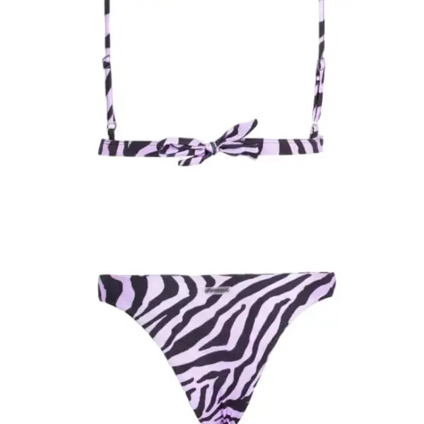 gigi bikinis Μαγιό Σετ Μπικίνι Τριγωνάκι zebra print 3555542 Λιλά