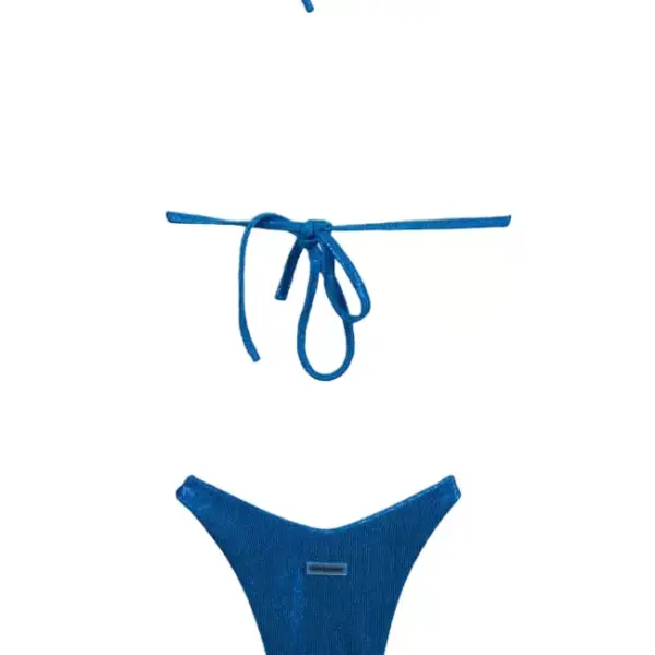 gigi bikinis Μαγιό Μπικίνι Τριγωνάκι με Δέσιμο 3879606 Μπλε