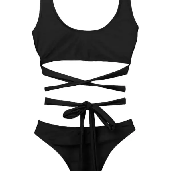 gigi bikinis Μαγιό Σετ Μπικίνιι με Κρίκους 3883001 Μαύρο