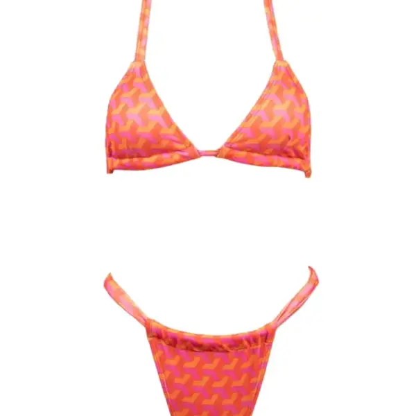 gigi bikinis Μαγιό Σετ Μπικίνι Ψηλόμεσο 3899105 Κόκκινο