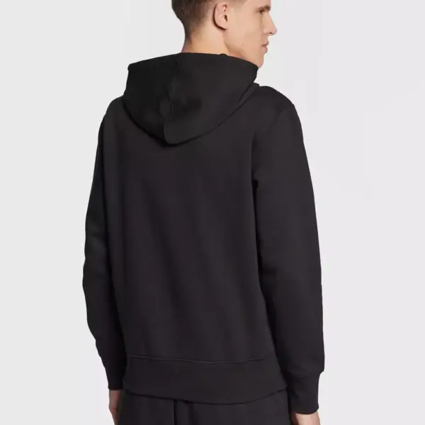 calvin klein Ανδρικό Φούτερ με Κουκούλα και Τσέπες institutional j30j322894 beh Μαύρο