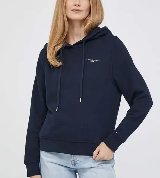 tommy hilfiger Γυναικείo Φούτερ με Κουκούλα 1985 collection hoody ww0ww40274 dw5 Μπλε Σκούρο