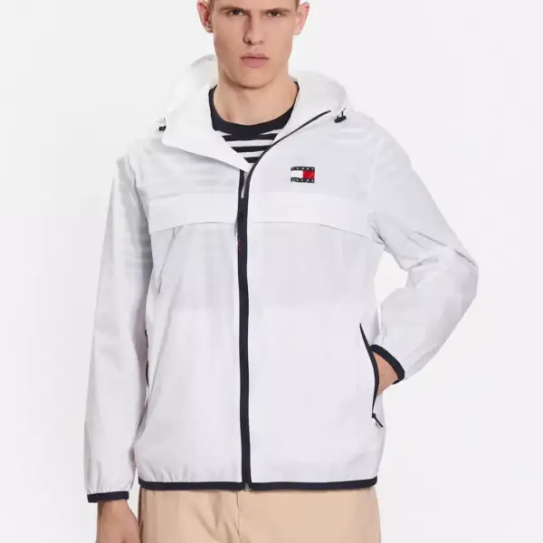 tommy hilfiger Ανδρικό Μεταβατικό Μπουφάν chicago dm0dm16584 ybr Λευκό