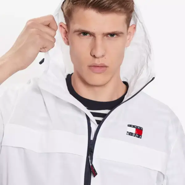 tommy hilfiger Ανδρικό Μεταβατικό Μπουφάν chicago dm0dm16584 ybr Λευκό