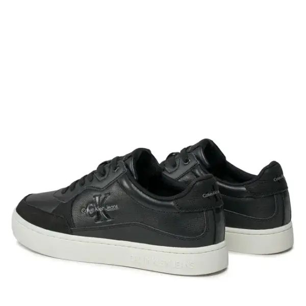 calvin klein Ανδρικά sneakers classic cupsole low lth ml fad ym0ym00885 0gm Μαύρο