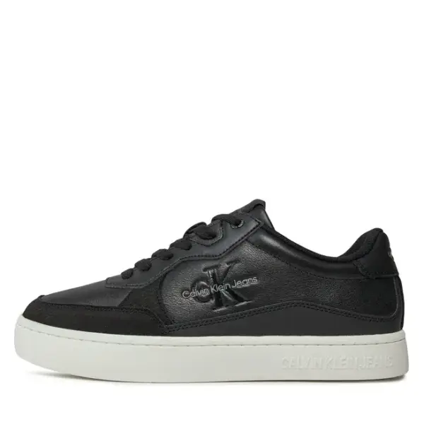 calvin klein Ανδρικά sneakers classic cupsole low lth ml fad ym0ym00885 0gm Μαύρο