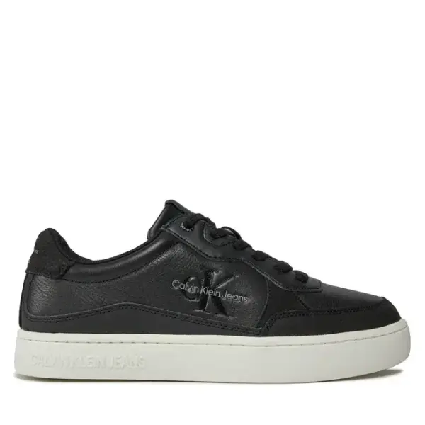 calvin klein Ανδρικά sneakers classic cupsole low lth ml fad ym0ym00885 0gm Μαύρο