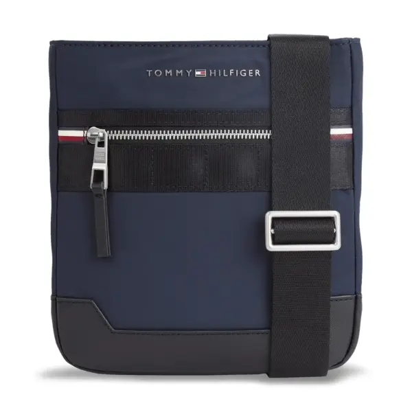 Tommy Hilfiger - Th Elevated Ανδρική Τσάντα Στήθους AM0AM11570-DW6 Μπλε Ναυτικό
