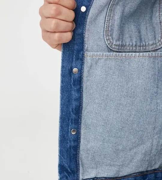 calvin klein Τζιν Μπουφάν regular fit j30j32390 1Α4 Μπλε