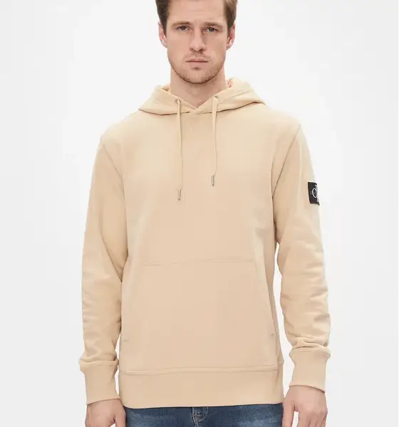 calvin klein Ανδρικό Φούτερ με Κουκούλα j30j323430 aat Μπεζ