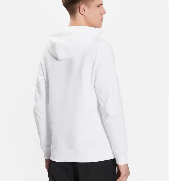 calvin klein Ανδρικό Φούτερ με Κουκούλα j30j320805 yaf Λευκό