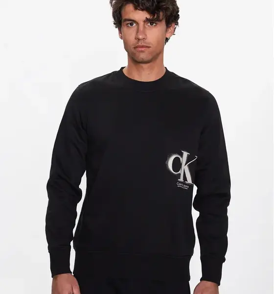 calvin klein Ανδρικό Φούτερ j30j322885 beh Μαύρο