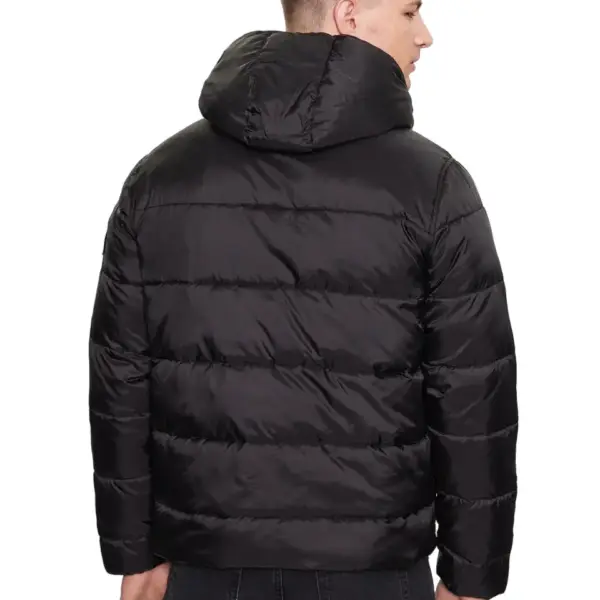 calvin klein Ανδρικό Χειμωνιάτικο Μπουφάν trim lw padded jacket j30j323465 beh Μαύρο