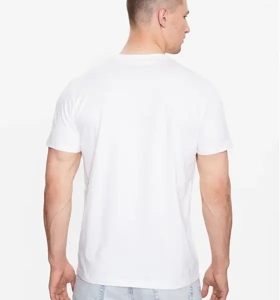 calvin klein Ανδρικό t shirt regular fit j30j323483 yaf Λευκό