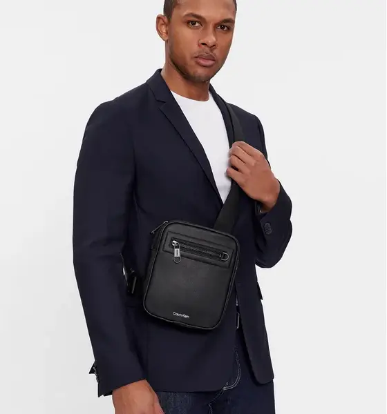 calvin klein Ανδρική Τσάντα Ώμου / Χιαστί k50k511222 beh Μαύρο