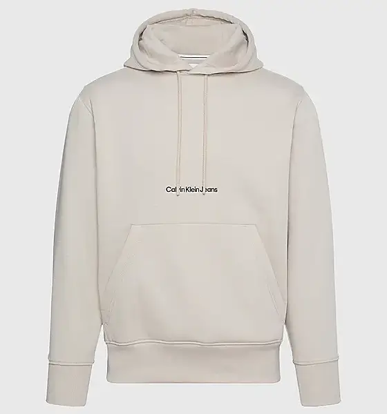 calvin klein Ανδρικό Φούτερ με Κουκούλα j30j322894 ped Μπεζ