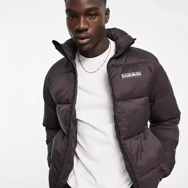 Napapijri - A-Suomi 3 Ανδρικό Χειμωνιάτικο Μπουφάν Puffer Αδιάβροχο και Αντιανεμικό NP0A4GJF-WA9 Καφέ