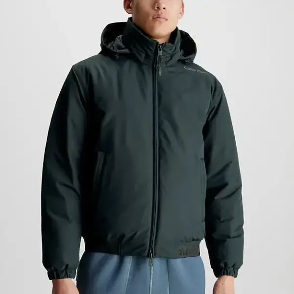calvin klein Ανδρικό Χειμωνιάτικο Μπουφάν lightweight padded jacket 00gmf3o506 bae Μαύρο