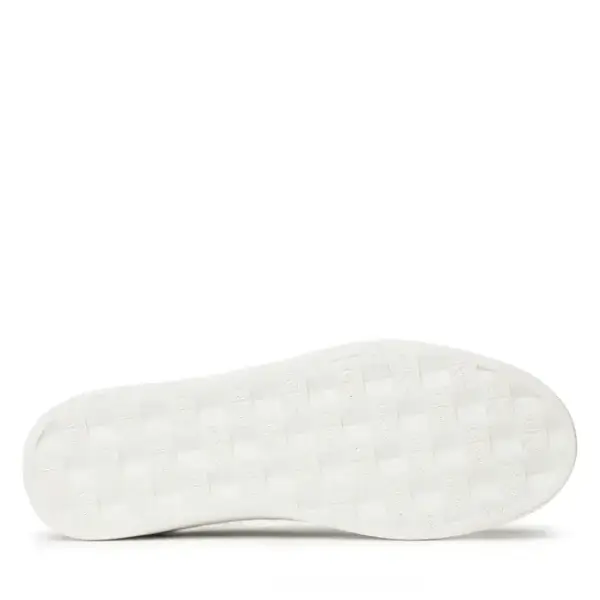 calvin klein Γυναικεία sneakers classic cupsole laceup mix lth yw0yw01057 ybr Λευκό
