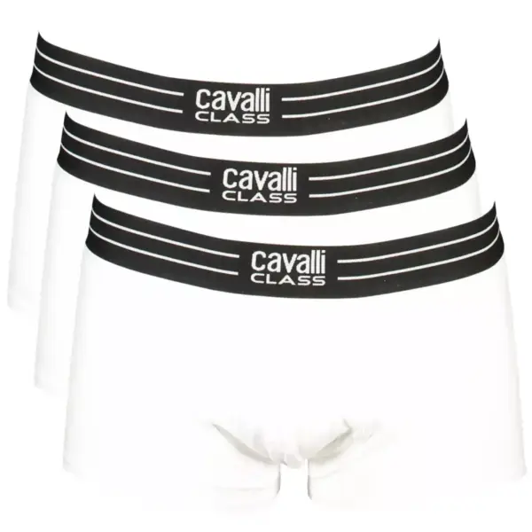 cavalli class Ανδρικά Μποξεράκια 3pack qxo01b jd003 00053 Λευκό