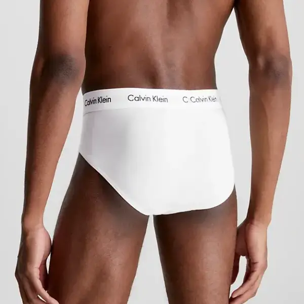 calvin klein Ανδρικά Σλιπ hip brief 3pack 0000u2661g 100 Λευκό