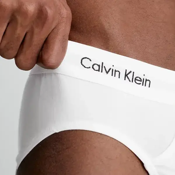calvin klein Ανδρικά Σλιπ hip brief 3pack 0000u2661g 100 Λευκό