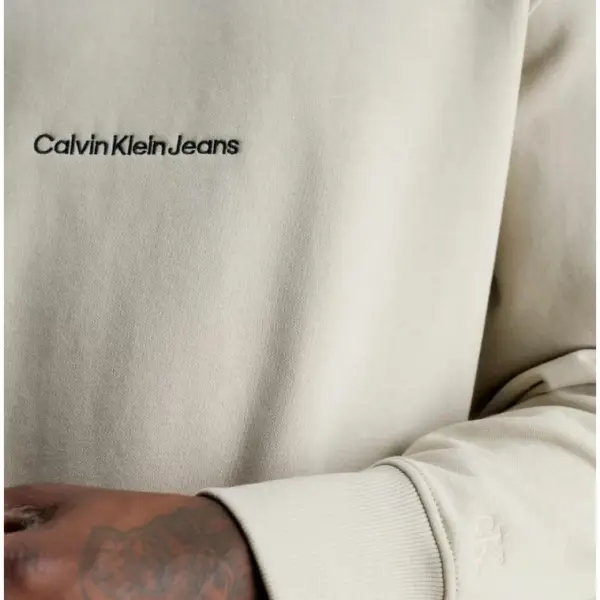 calvin klein Ανδρικό Φούτερ j30j324116 ped Μπεζ