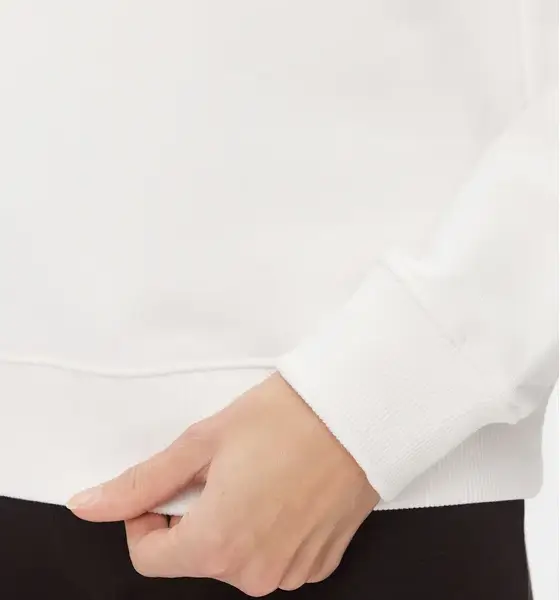 tommy hilfiger badge Γυναικείο Φούτερ dw0dw17325 ybr Λευκό