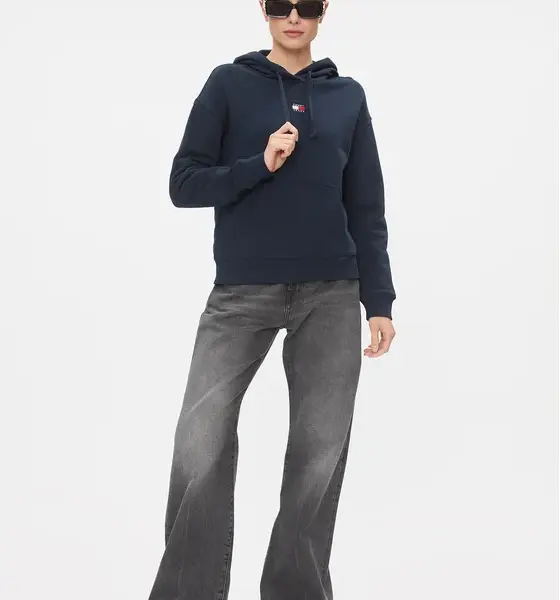 tommy hilfiger badge Γυναικείο Φούτερ dw0dw17326 c1g Μπλε Ναυτικό