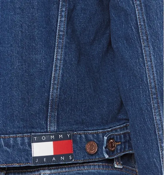 tommy hilfiger Γυναικείο Τζιν Μπουφάν izzie slim fit dw0dw17211 1bk Μπλε Σκούρο