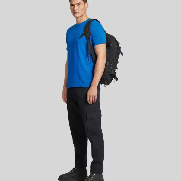 Napapijri - Ανδρικό T-shirt Salis Ss Sum Regular Fit NP0A4H8D-B2L Μπλε NP0A4H8DB2L