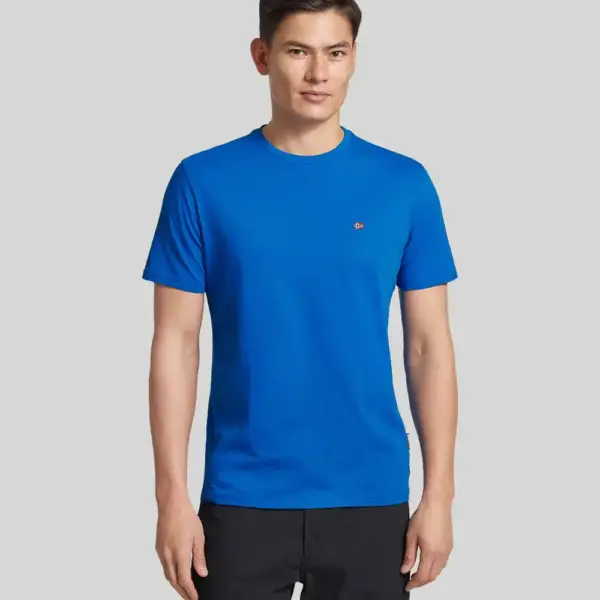 Napapijri - Ανδρικό T-shirt Salis Ss Sum Regular Fit NP0A4H8D-B2L Μπλε
