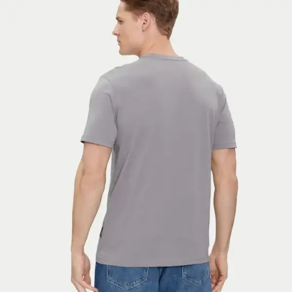 Napapijri - Ανδρικό T-shirt Salis Ss Sum Regular Fit NP0A4H8D-H58 Γκρι NP0A4H8DΗ58