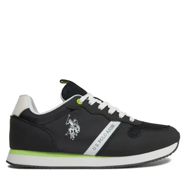 U.S. Polo Assn. - Ανδρικά Sneakers Best Price White Men's Sport Shoes NOBIL009M3TH1-BLK Μαύρο