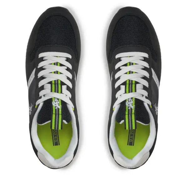 U.S. Polo Assn. - Ανδρικά Sneakers Best Price White Men's Sport Shoes NOBIL009M3TH1-BLK Μαύρο NOBIL009M3TH1-BLK