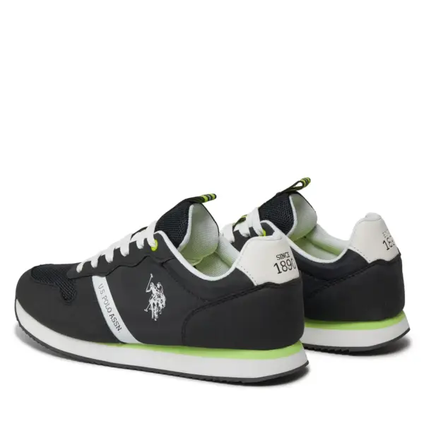 U.S. Polo Assn. - Ανδρικά Sneakers Best Price White Men's Sport Shoes NOBIL009M3TH1-BLK Μαύρο NOBIL009M3TH1-BLK