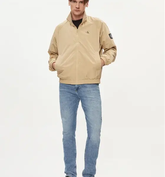 calvin klein Ανδρικό light jacket harrington regular fit j30j325102 pf2 Μπεζ