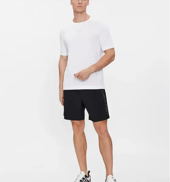 calvin klein Αθλητική Ανδρική Βερμούδα regular fit 00gms4s838 bae Μαύρη