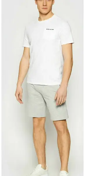 guess jeans Ανδρικό t shirt m1gi97k6xn1 twht Λευκό