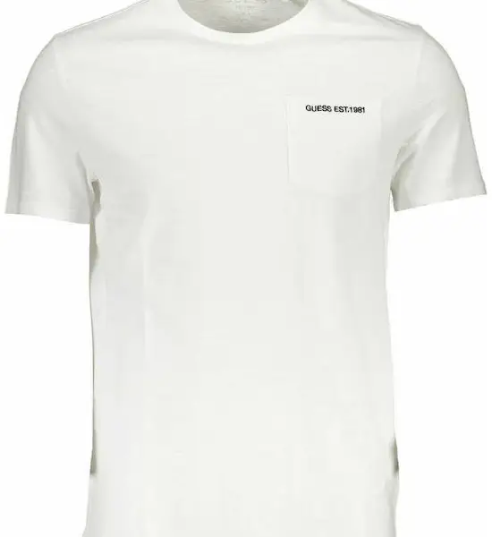 guess jeans Ανδρικό t shirt m1gi97k6xn1 twht Λευκό