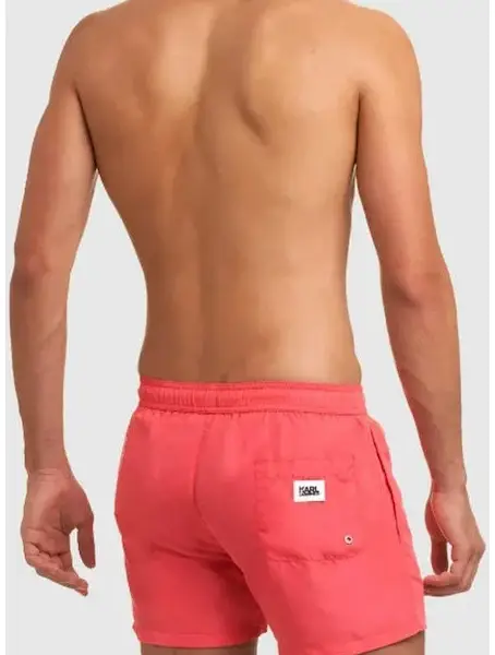 karl lagerfeld Ανδρικό Μαγιό Σορτς kl21mbs02 fuchsia Φούξια