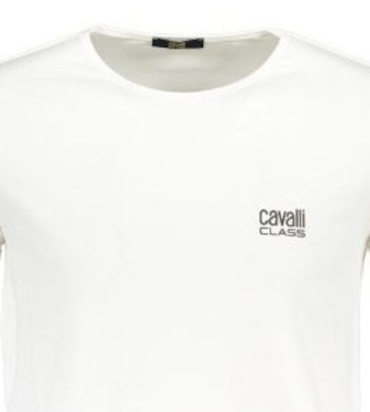 cavalli class Ανδρική Μπλούζα t shirt Κοντομάνικη regular fit qxo03ajd003 05051 Μαύρη (Αντιγραφή)