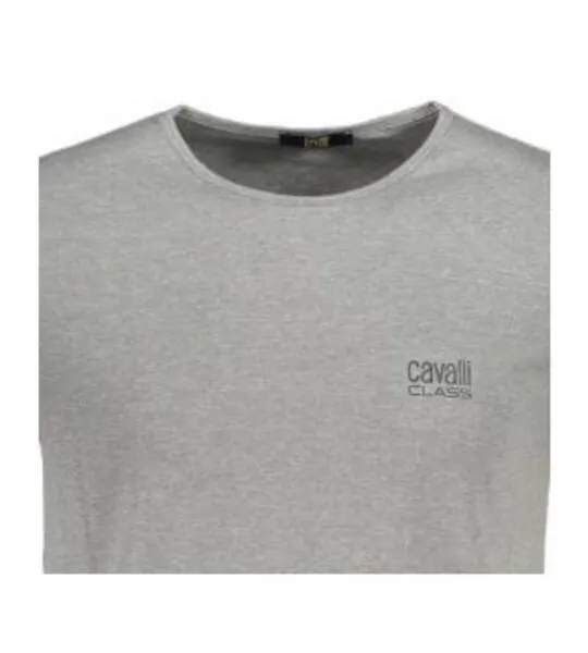 cavalli class Ανδρική Μπλούζα t shirt Κοντομάνικη regular fit qxo03ajd003 05051 Μαύρη (Αντιγραφή)