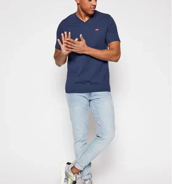 levi's Ανδρικό t shirt με Λογότυπο 85641 0002 Μπλε Ναυτικό