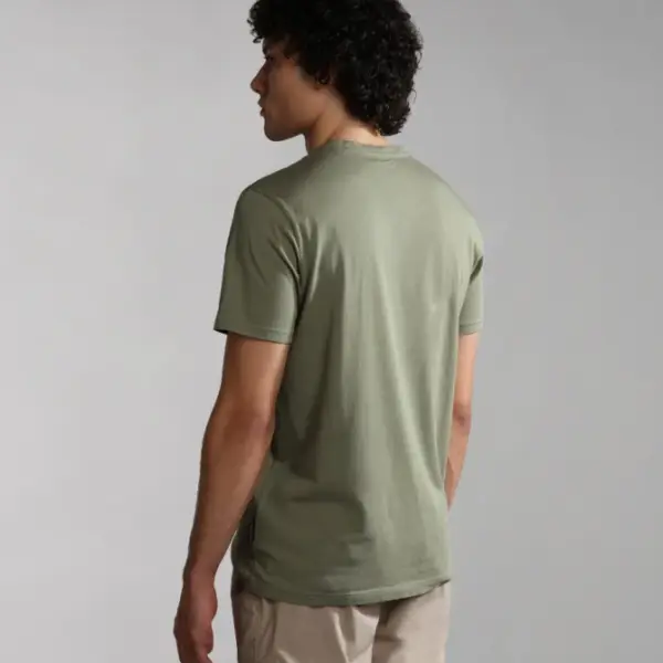napapijri Ανδρικό t shirt salis ss sum regular fit np0a4h8d gae Λαδί