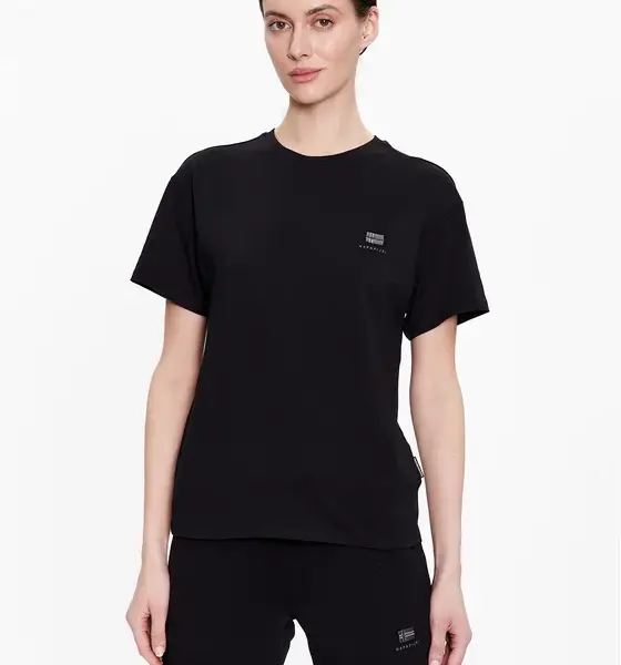 napapijri t shirt s nina regular fit np0a4h87041 Μαύρο