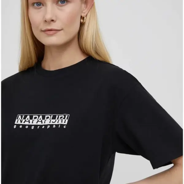 napapijri s box women's short sleeve 4 regular fit np0a4gdd0411 np041 Μαύρο